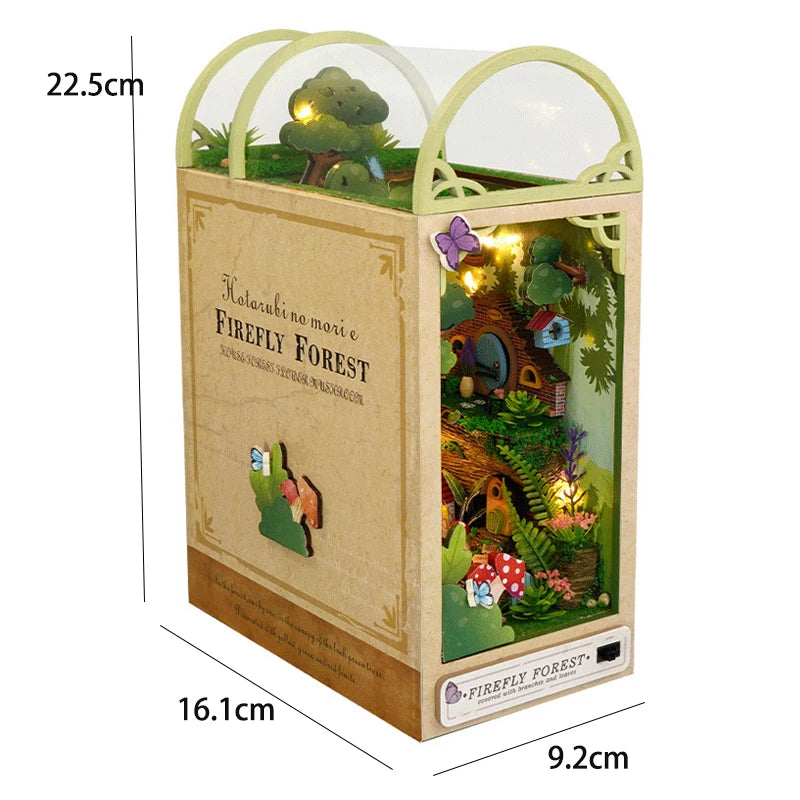DIY Book Nook Insert Kits Wooden Doll House