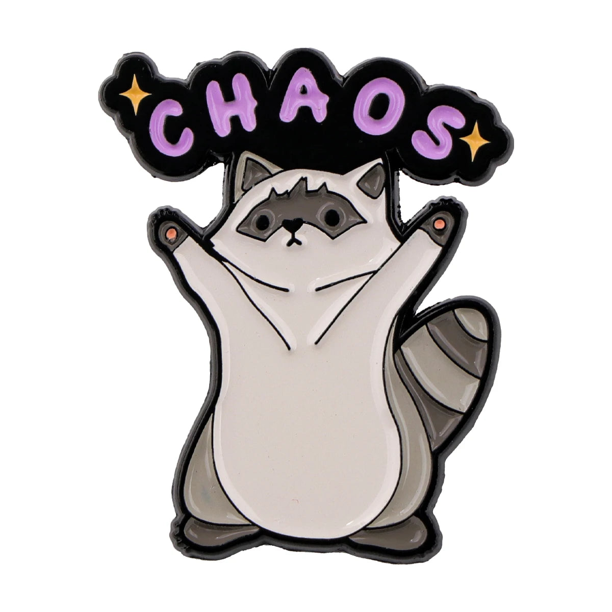 Cute Raccoon Enamel Pins