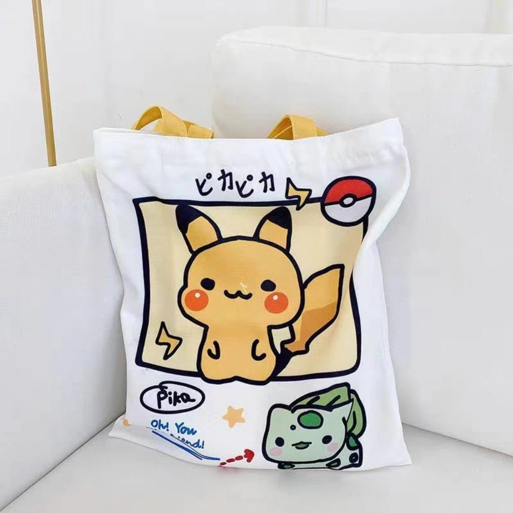 Kawaii Anime Canvas Shoulder Bag
