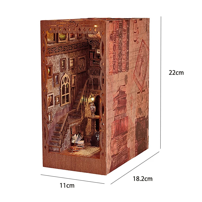 DIY Book Nook Insert Kits Wooden Doll House