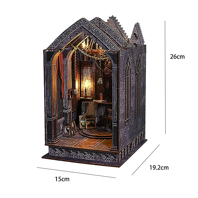 DIY Book Nook Insert Kits Wooden Doll House