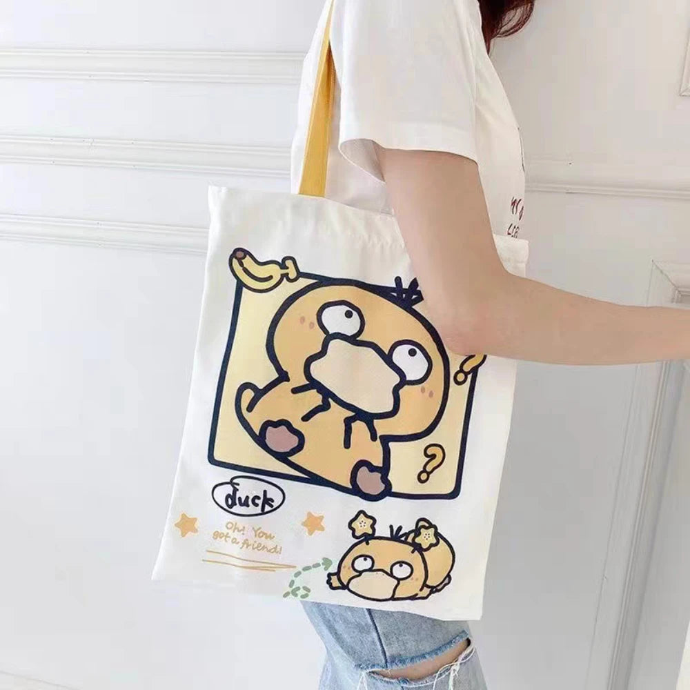 Kawaii Anime Canvas Shoulder Bag
