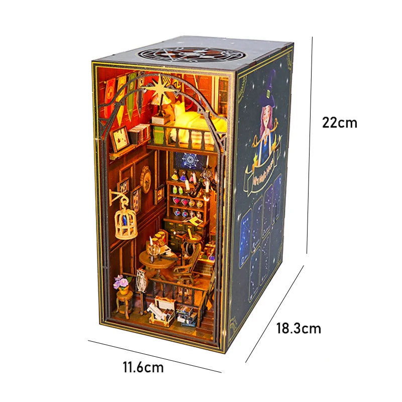 DIY Book Nook Insert Kits Wooden Doll House