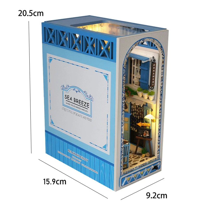 DIY Book Nook Insert Kits Wooden Doll House