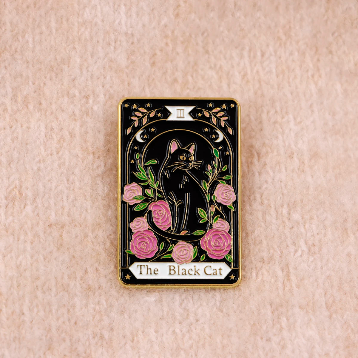 Black Cat Enamel Pin