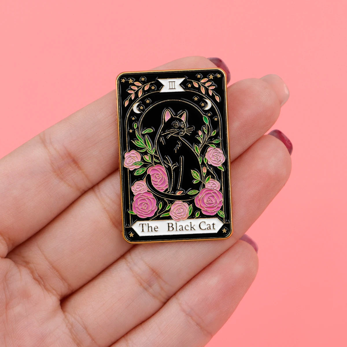 Black Cat Enamel Pin