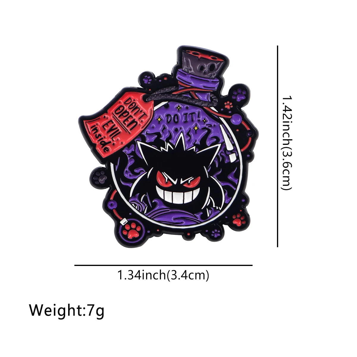 Gengar Metal Enamel