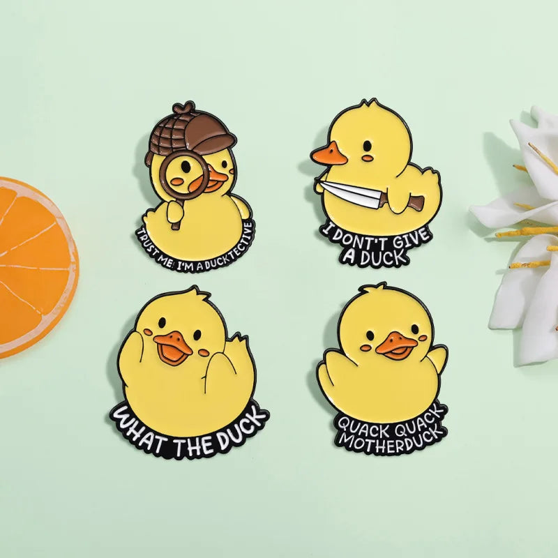 Cute Funny Little Yellow Duck