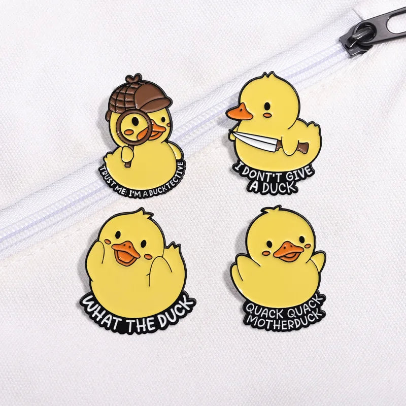 Cute Funny Little Yellow Duck