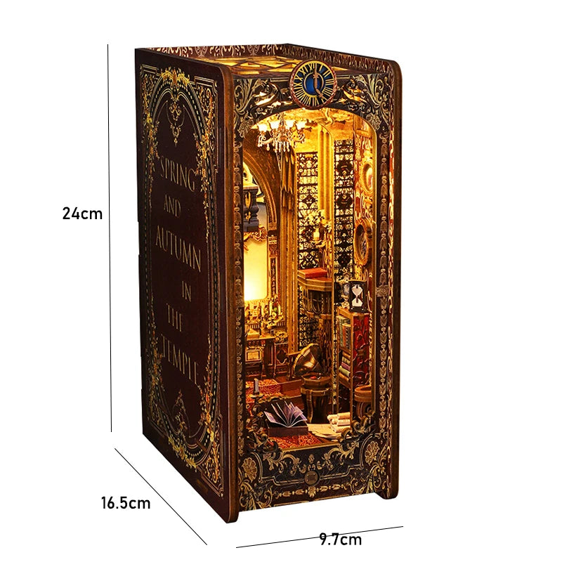 DIY Book Nook Insert Kits Wooden Doll House