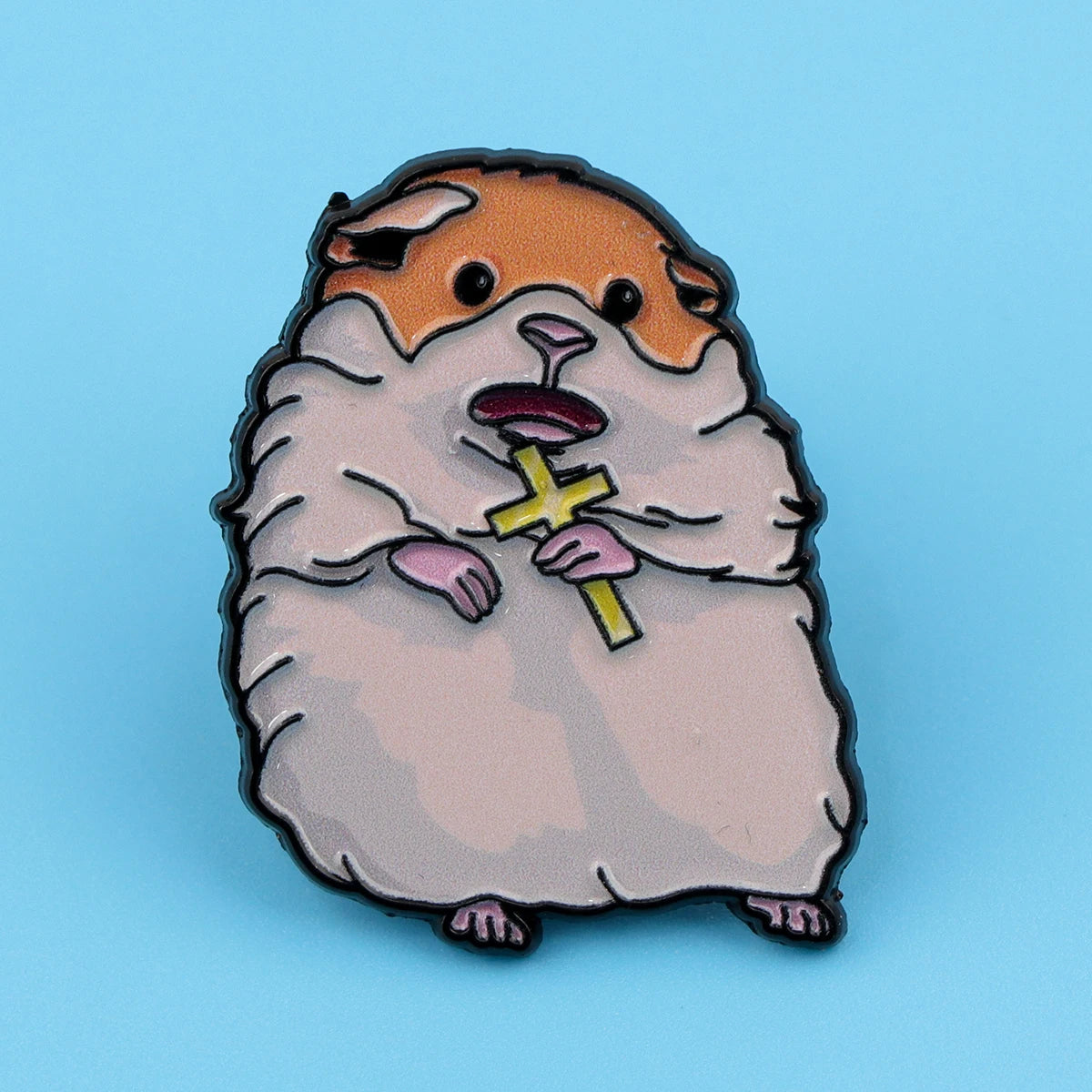 Help Hamster Enamel Pin