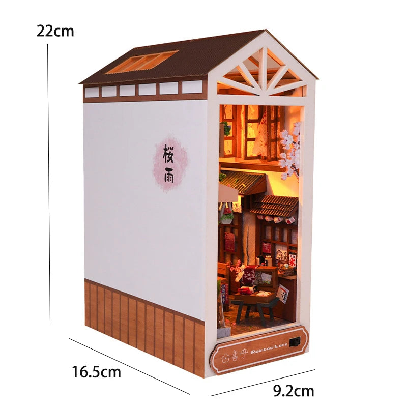 DIY Book Nook Insert Kits Wooden Doll House