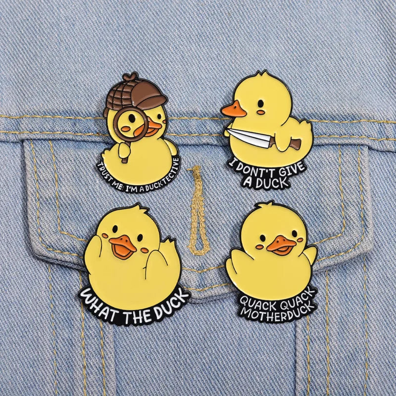 Cute Funny Little Yellow Duck