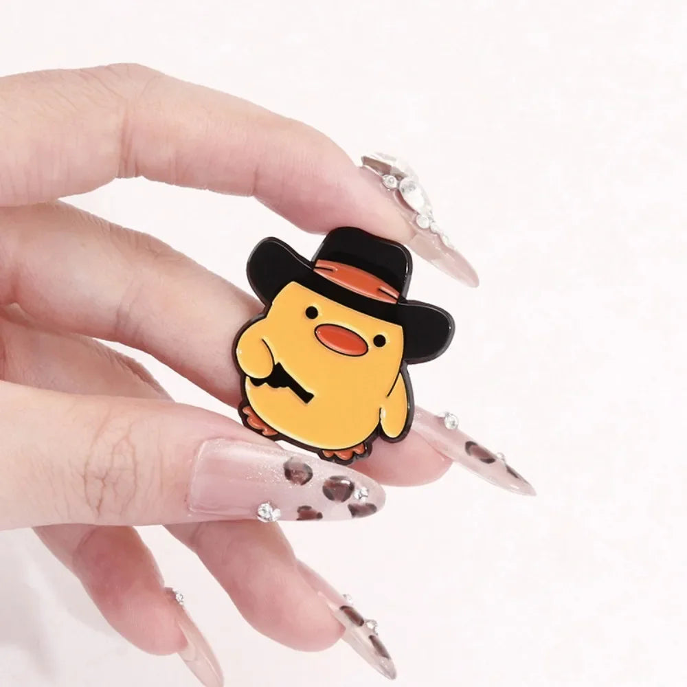 Cute Yellow Duck Enamel Pins