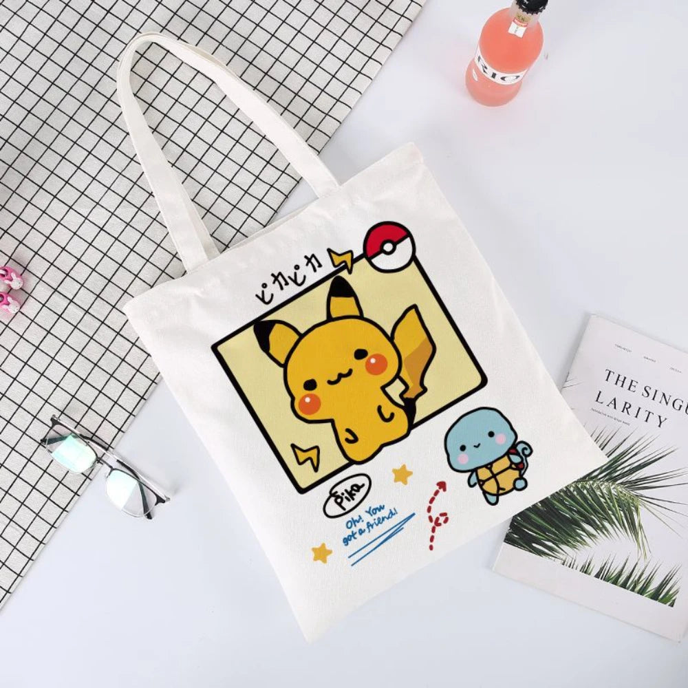 Kawaii Anime Canvas Shoulder Bag