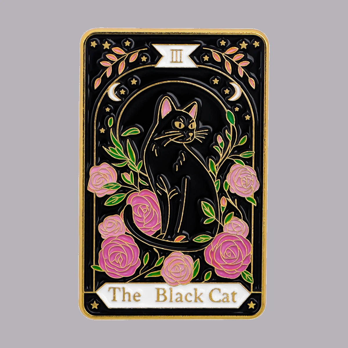 Black Cat Enamel Pin