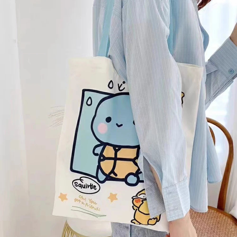 Kawaii Anime Canvas Shoulder Bag