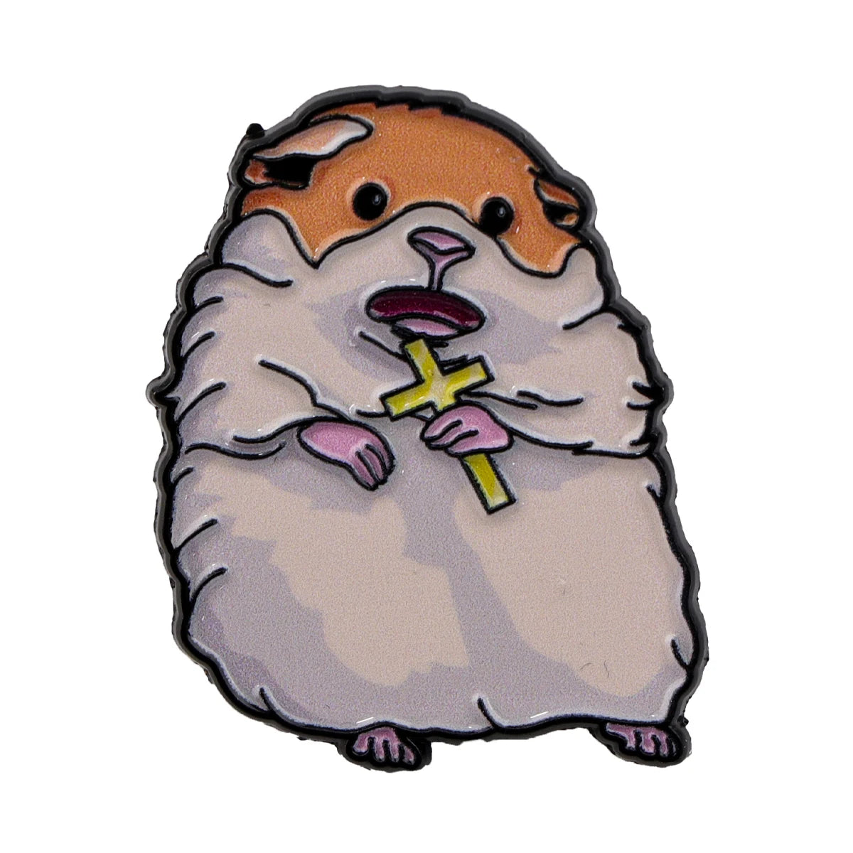 Help Hamster Enamel Pin