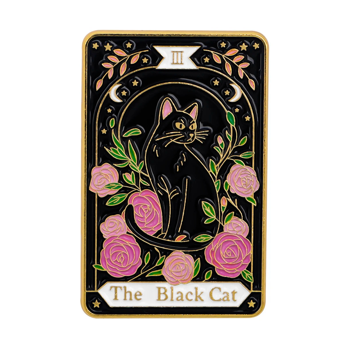 Black Cat Enamel Pin