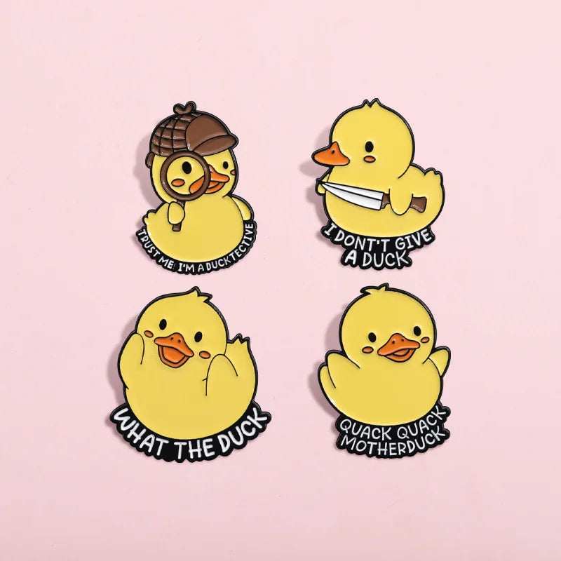 Cute Funny Little Yellow Duck