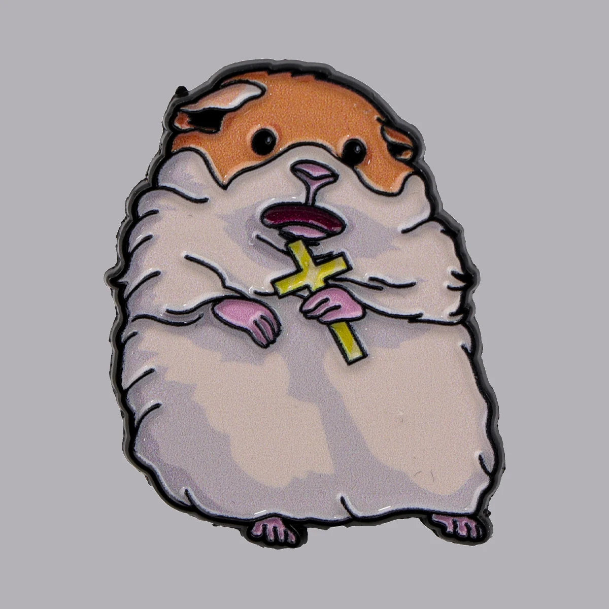 Help Hamster Enamel Pin