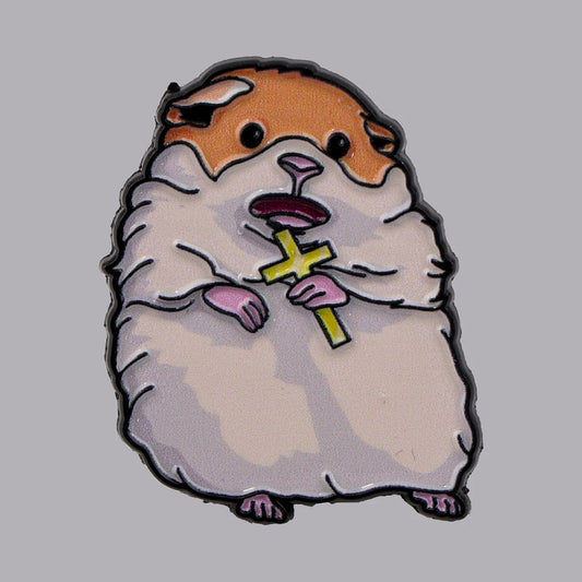 Help Hamster Enamel Pin