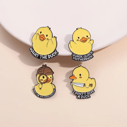 Cute Funny Little Yellow Duck