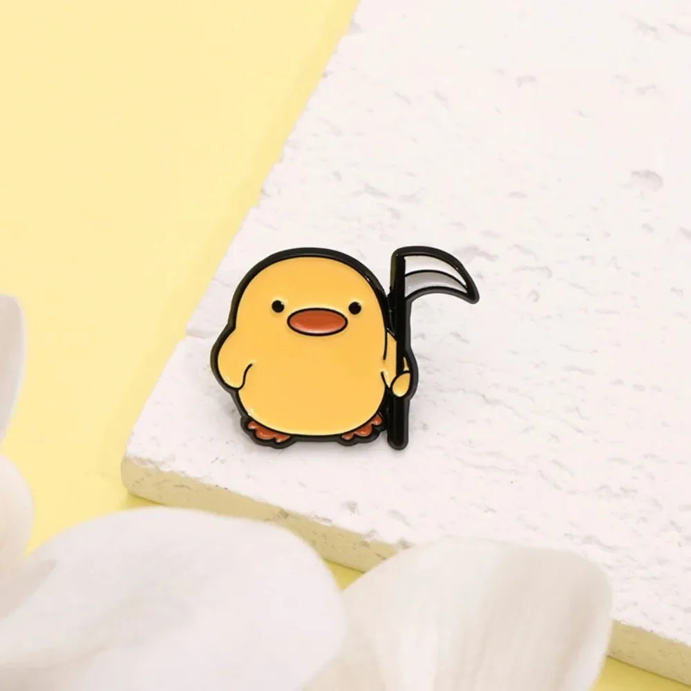 Cute Yellow Duck Enamel Pins