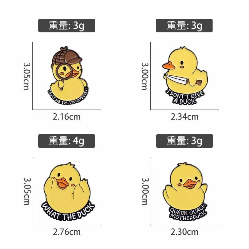 Cute Funny Little Yellow Duck